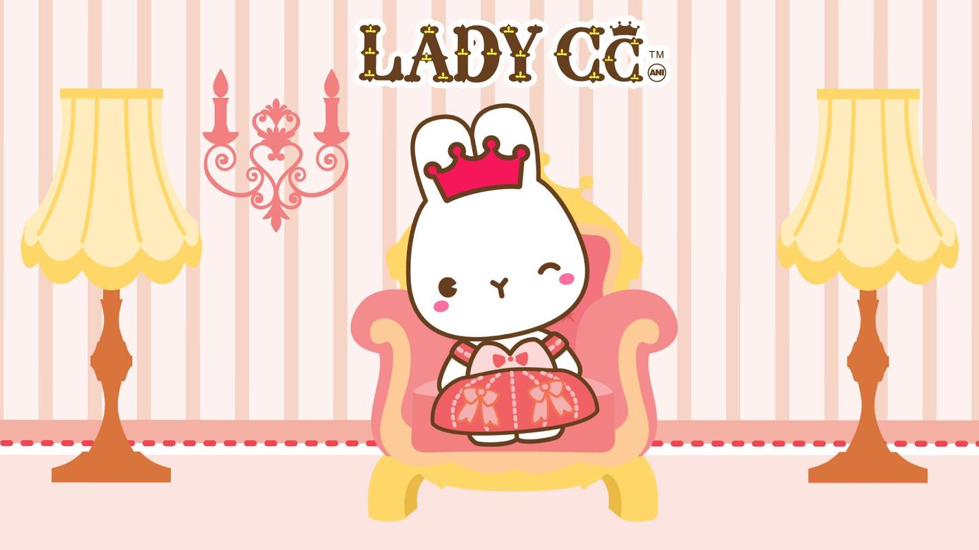 简约风格ladycc可爱卡通系列电脑桌面壁纸第一辑_卡通动漫_壁纸下载