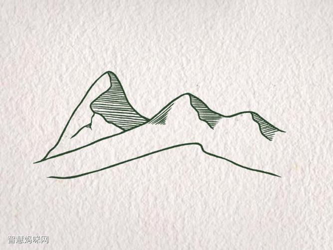【简笔画作品】超级简单的沙漠风景简笔画 - 元艺考