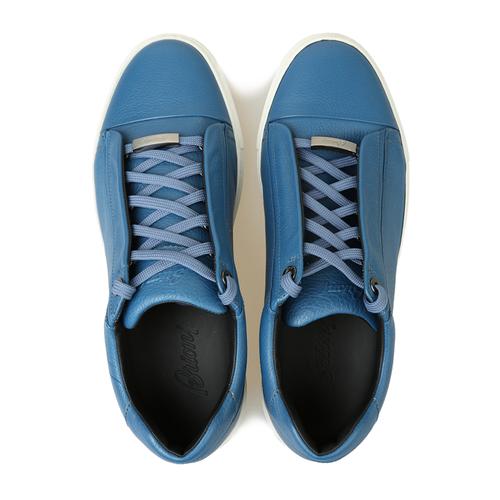 brioni/布里奥尼 男士休闲鞋 鞋面:牛皮头层革 中蓝色