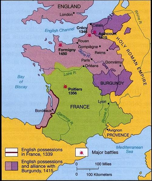 1422年,英法百年战争进行到第85个年头,此时的英王亨利五世携阿金库尔