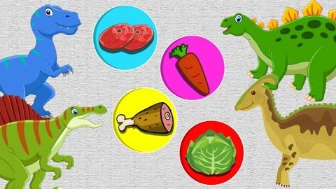 恐龙玩具酷 恐龙们爱吃什么食物呢?