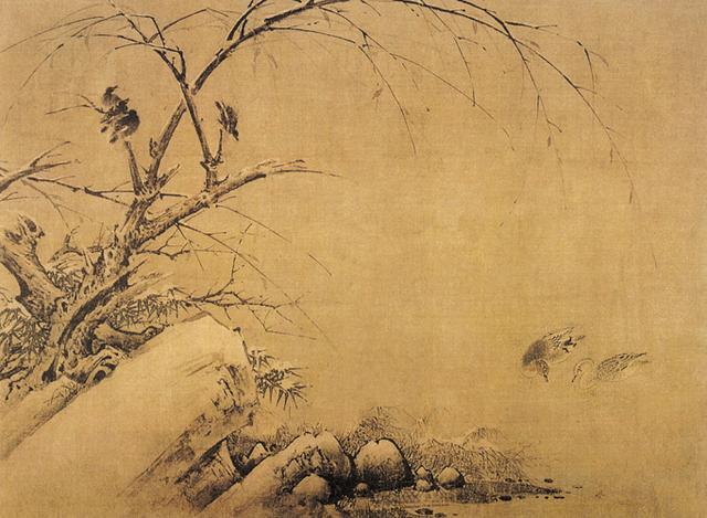 中国古代五代十国时期传世花鸟名画鉴赏