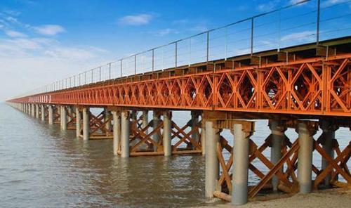 云南出租贝雷梁钢便桥的施工方法|红雷桥梁