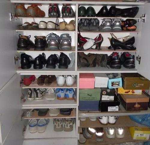 你们家鞋子都放哪儿啦?鞋柜里没几