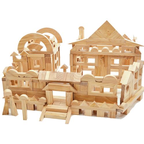 积木幼儿园清水王拼装拼装立体大块木制儿童储物架