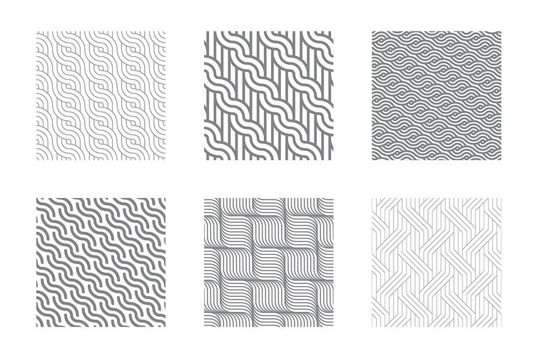 各种波纹无缝纹理图案素材rippledseamlesspatternsbundlev2