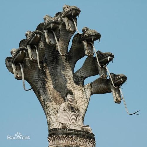 印度神庙"五头蛇" 或印证传说(图片)
