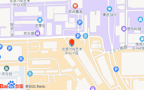北京798艺术区f区电子地图