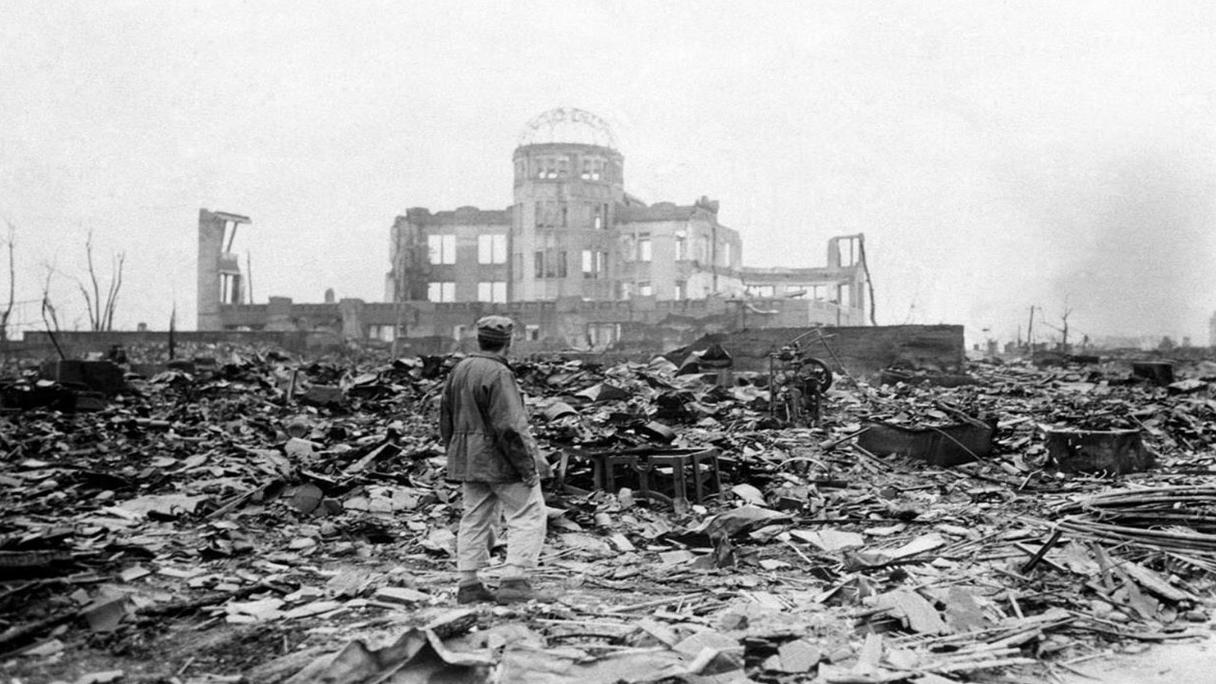 二战老照片:原子弹轰炸过后的日本广岛