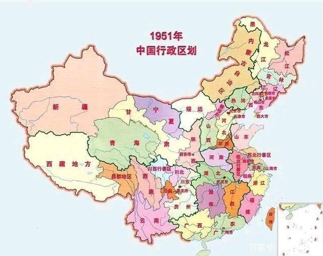 中国行政区域划分地图