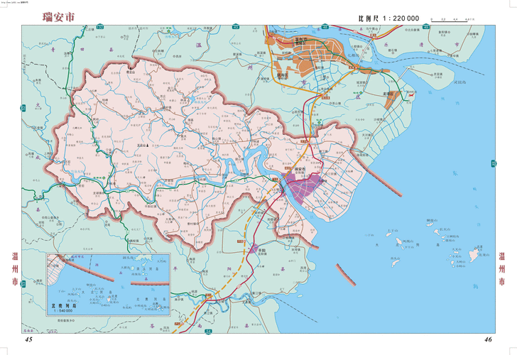 瑞安市地图全图高清版