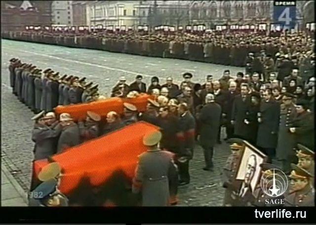 勃列日涅夫的葬礼宣告一个时代的结束