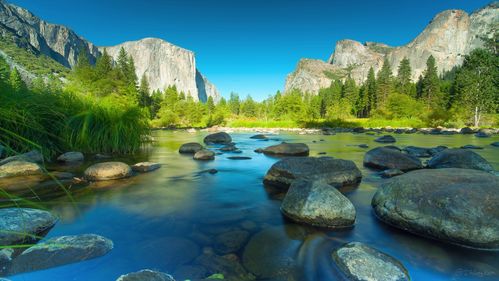 首页 桌面壁纸 风景壁纸 美国加利福尼亚州优胜美地国家公园自然景观