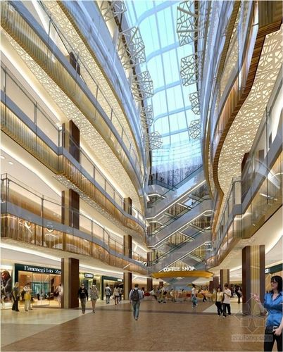 [方案][重庆]大型城市综合体现代时尚购物中心设计方案