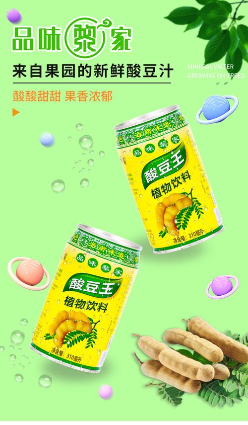 品味黎家海南酸豆王310mlx16罐酸角汁果饮品植物饮料果蔬整箱酸豆王