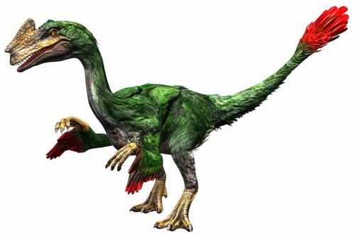 绿色窃蛋龙肉食性恐龙791381png免抠图片素材 生物自然-第1张