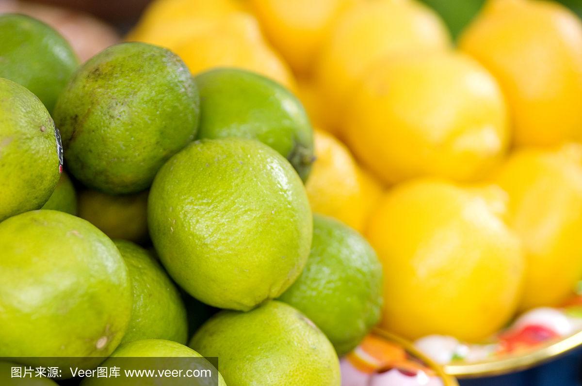 酸橙和柠檬是柑橘类水果
