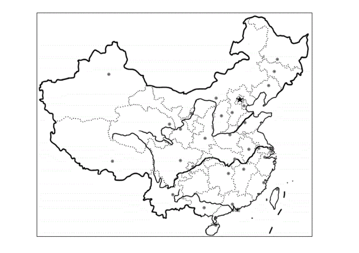中国行政区划空白图.doc 8页