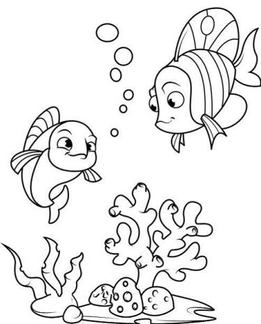海底世界儿童画简笔画图片大全幼儿园简单海底世界简笔画图片大全