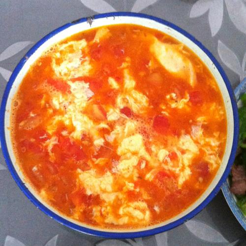 番茄酱鸡蛋汤