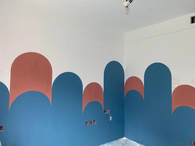 儿童房如何做造型60推荐4款网红拼色墙