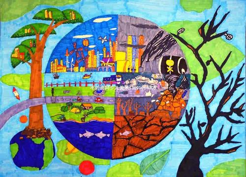 █环保科幻主题儿童绘画大赛获奖作品欣赏