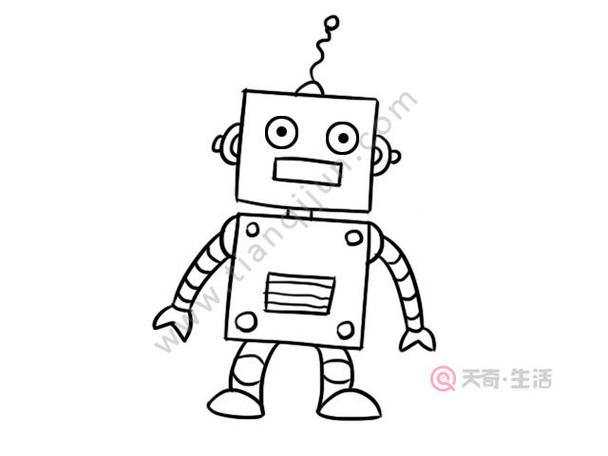 机器人怎么画,机器人怎么画简单- 三君经验百科网
