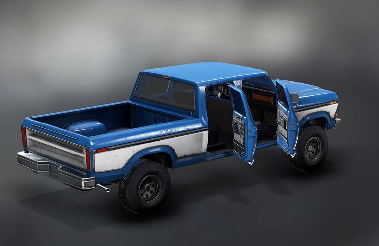 pickup truck 3d model