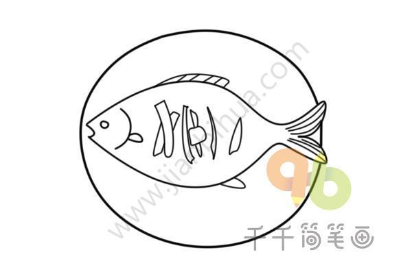 鱼怎么画各种各样的鱼简笔画图片合集快跟盘子里放鱼图片简笔画鱼简笔