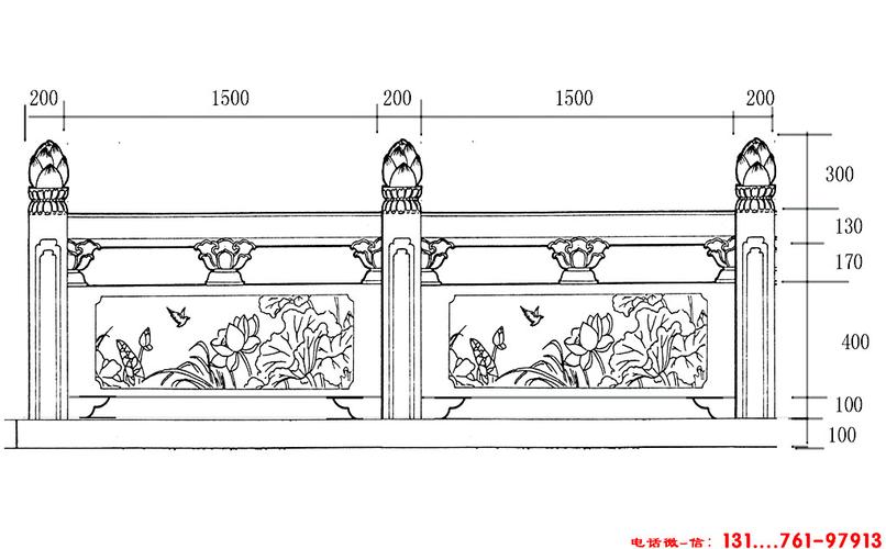 景观栏杆的作用和石栏杆高度尺寸设计