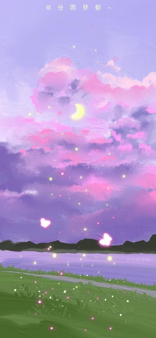 梦幻壁纸紫色系