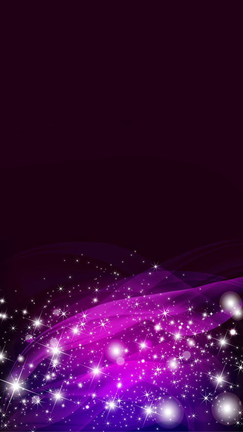 紫色梦幻星空h5背景