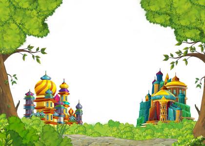 城堡动画图片