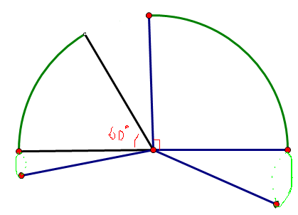 画一个90度角的圆锥体和一个60度的圆锥体,谢谢.要图