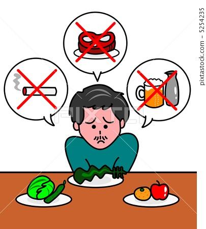 图库插图: 严格的饮食限制