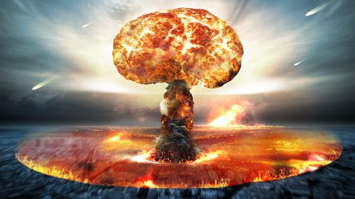 核炸弹爆炸,蘑菇云 壁纸 - 2560x1440 qhd高清