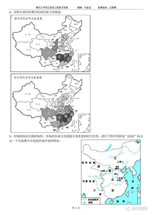 专题复习地图情境下的能力素养训练以中国古代史为例