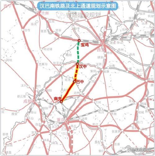 其中汉巴南铁路已纳入2016版中长期铁路网规划,巴南段将于年内开通,多