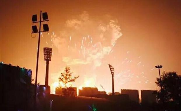 china explosion: huge blasts in tianjin kill at least 17, injure