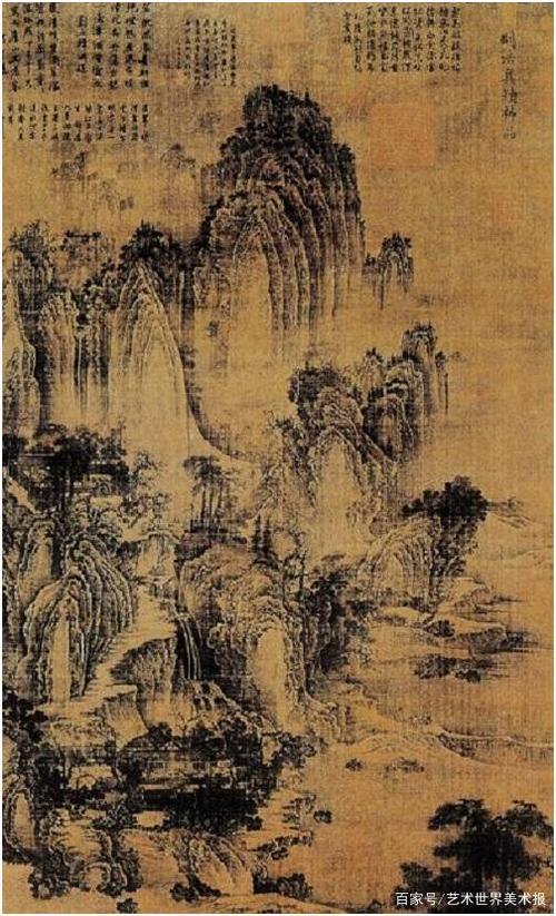 五代时期,受到六祖慧能的禅学思想,南派山水引禅入画,率先以水墨之法