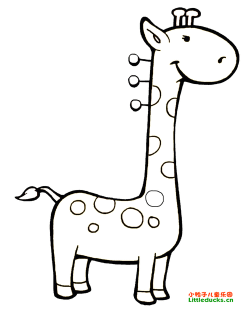 简笔画-长颈鹿动物简笔画 - 简笔画 - 幼儿园图库 - 【幼教网】