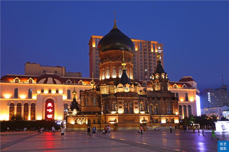 哈尔滨旅游必去景点-圣索菲亚大教堂,不出国门也能感受欧陆风情|白雪|