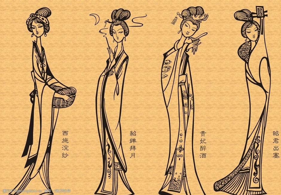 古代中国四大美女图片图片-图行天下图库