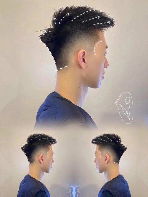 男生飞机头发型适合学生党的发型昆明剪发