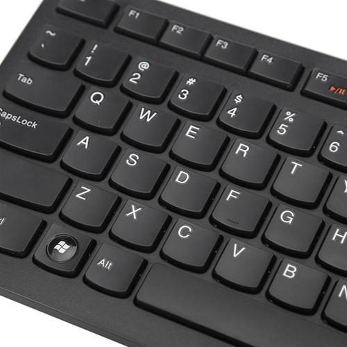 联想lenovo有线键盘办公键盘巧克力键盘电脑键盘笔记本键盘k5819单