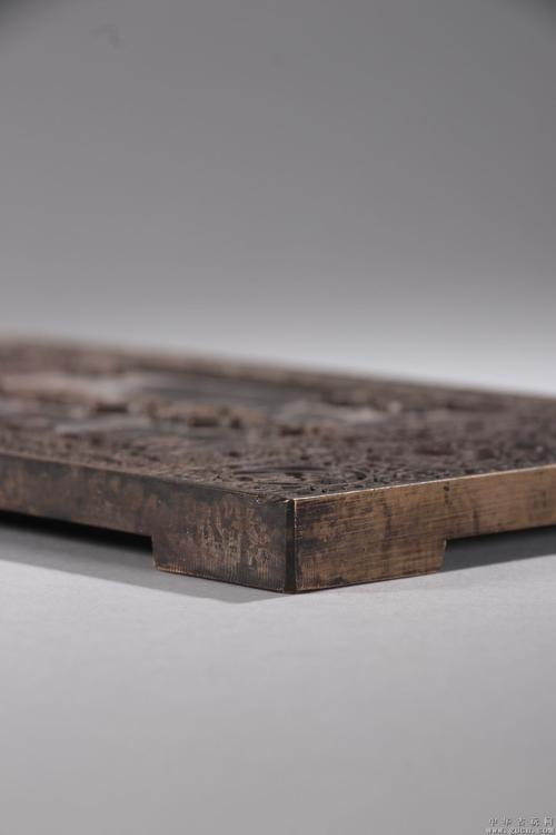 旧藏雍正年制老铜胎印钞板