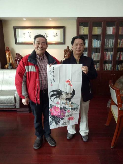 上海印钞公司原常务副厂长叶裕祥收藏中国著名书画家张东升作品