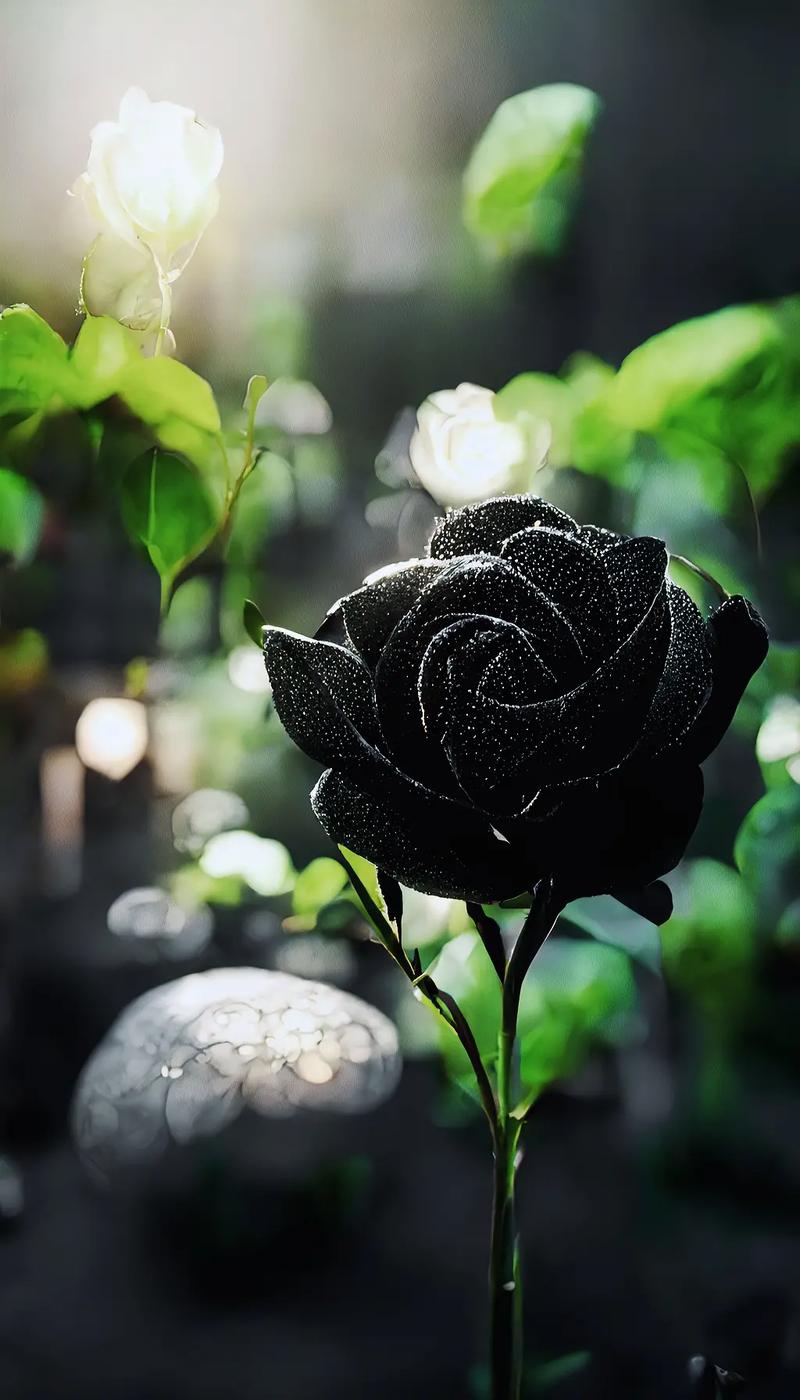 有一种玫瑰叫黑色玫瑰.它的花语是,爱你愿意为你付出所有,它表 - 抖音
