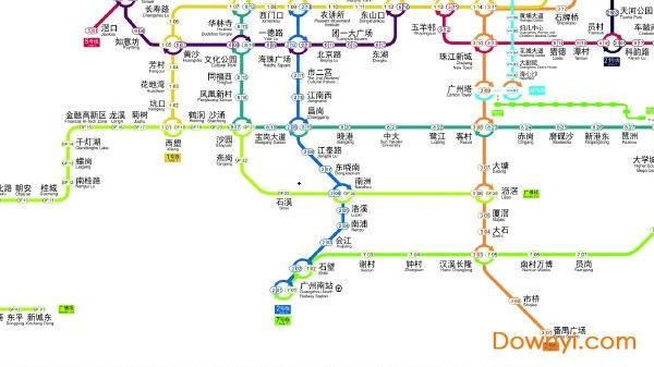 广州地铁规划图2025高清电子版