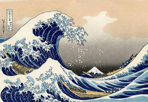 日本乐高大神花400小时把浮世绘海浪变成3d版这些脑洞是要逆天